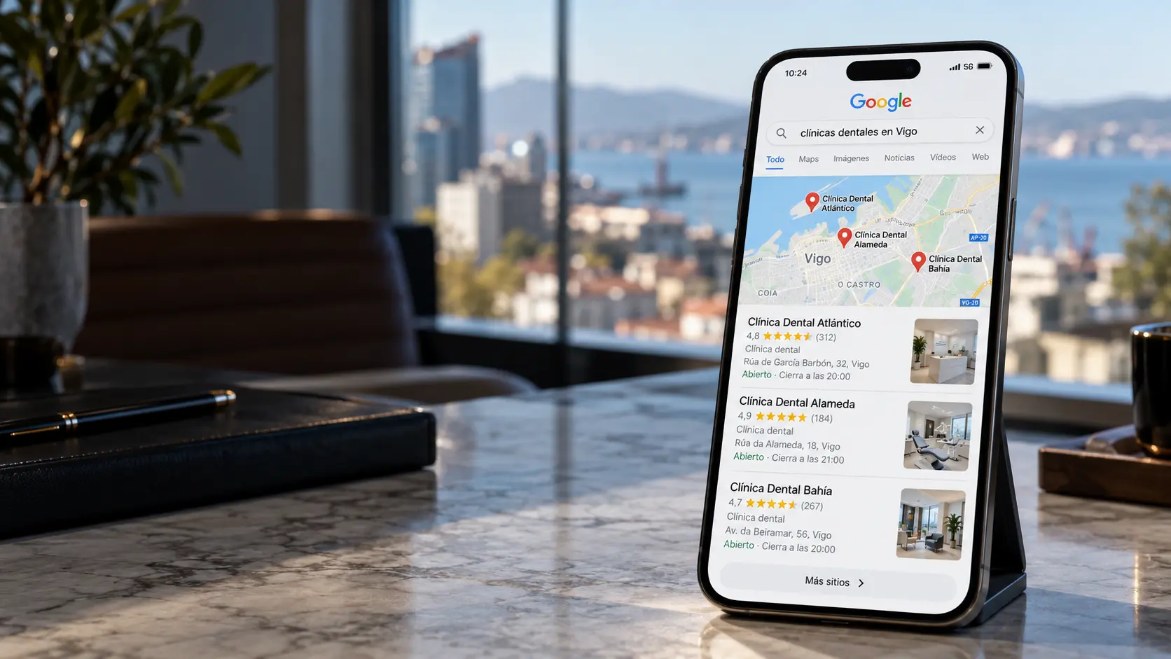 SEO local para clínicas dentales en Vigo